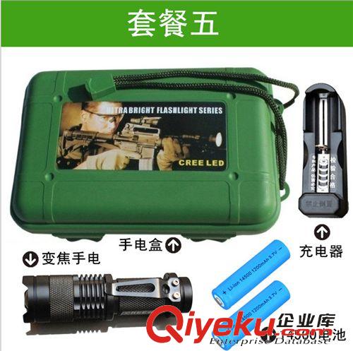 手電筒、手握式電筒 58g戶外騎行sk68迷你變焦Q5強光遠射照明探路手電筒露營LED手電原始圖片2