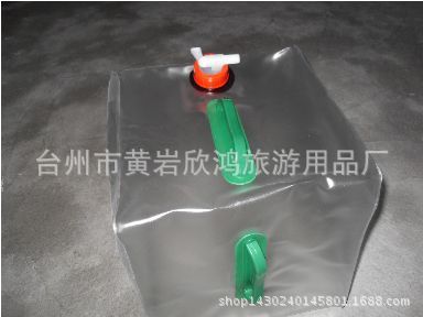 折疊水袋 專業生產供應便攜式戶外折疊水壺  野營折疊水袋 PVC折疊水壺20L原始圖片2