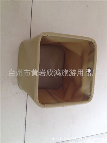戶外水桶 供應 戶外旅游折疊水盆 折疊水桶 超輕便攜式提水盆8L 方形