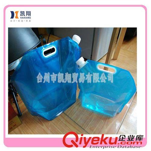 便攜式水壺水袋 10L 應急水袋 戶外野營大容量水袋 環(huán)保PE袋 折疊水袋原始圖片2