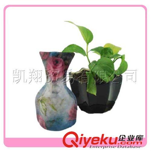 休閑類 可折疊透明pe塑料花瓶/魚圖案落地現(xiàn)代時(shí)尚總