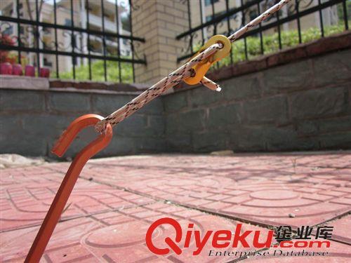 帳篷 凱普力德 雙眼鋁合金傘繩扣 帳篷天幕風繩扣 帳篷拉繩配件 批發原始圖片3