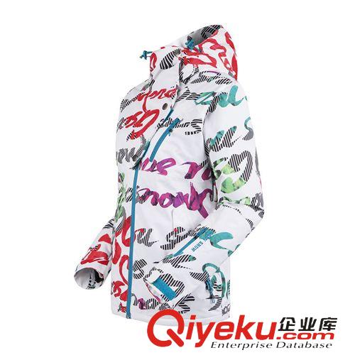 滑雪用品 GSOU SNOW女士滑雪服 保暖防风透气中长字母款滑雪服