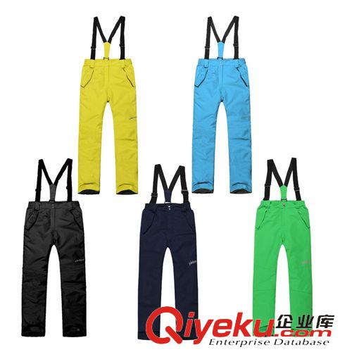 滑雪用品 2015年冬季Phibee新款兒童保溫防風(fēng)防水透氣外貿(mào)戶外登山滑雪褲