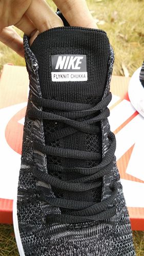 編織飛線 Lunar Flyknit Chukka 限量??！ 飛線編織跑鞋 黑深灰 40-44