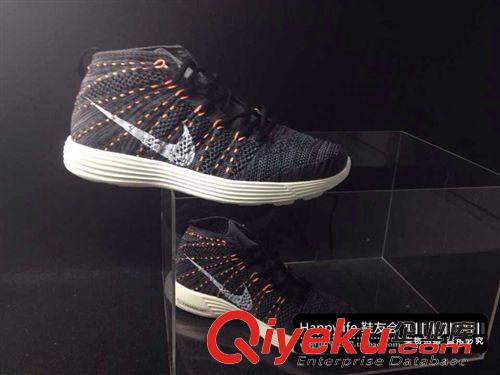 編織飛線 Lunar Flyknit Chukka 限量??！ 飛線編織跑鞋 熒光綠淺灰40-44