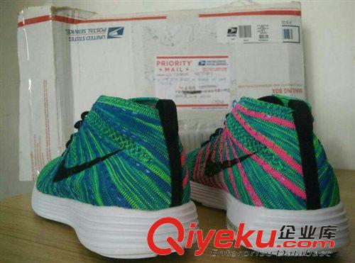 編織飛線 Lunar Flyknit Chukka 限量！！ 飛線編織跑鞋 月熒光綠40-44