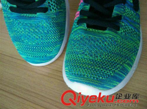 編織飛線 Lunar Flyknit Chukka 限量?。?飛線編織跑鞋 月熒光綠40-44