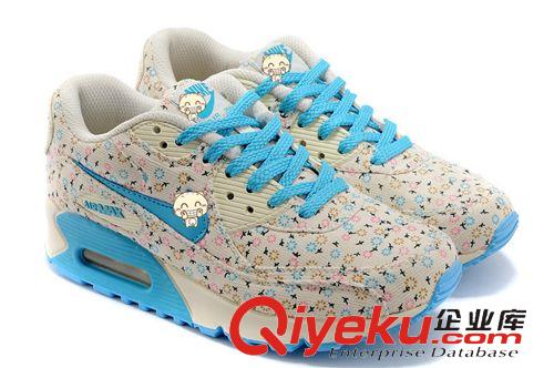 耐克/NIKE 廠家直銷max90小碎花系列女鞋運(yùn)動(dòng)鞋氣墊休閑跑步鞋 增高女鞋