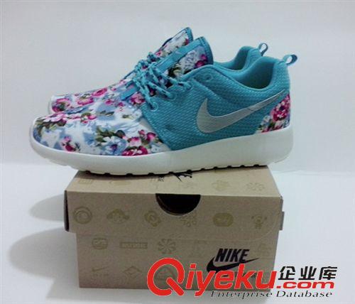 耐克/NIKE 2015年新款?yuàn)W運(yùn)倫敦roshe run花布網(wǎng)面低幫跑步鞋男女款休閑鞋