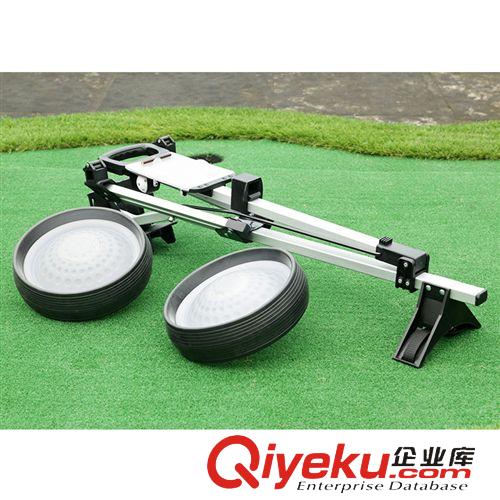 球場(chǎng)練習(xí)設(shè)備 廠家生產(chǎn) 高爾夫兩輪球包車 可折疊手推拉球包車原始圖片3