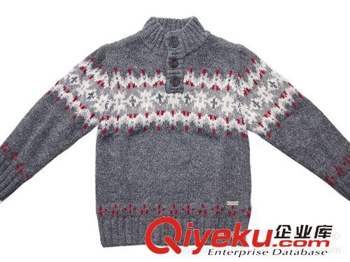 外貿(mào)童裝春秋 外貿(mào)原單正品歐單法單男童okaidi春秋毛衣3-14T原始圖片3