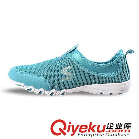 網(wǎng)鞋 2014夏款 戶外跑步透氣網(wǎng)鞋 懶人軟底一腳蹬女鞋原始圖片3