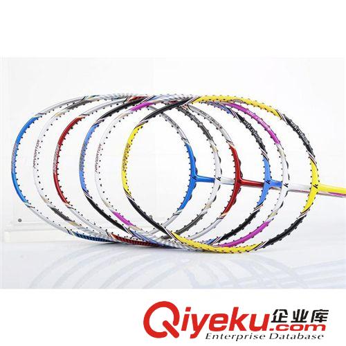 羽毛球用品（badminton) zp批發(fā) 1700 川崎羽毛球拍 全碳素 超輕初學羽毛球拍原始圖片2