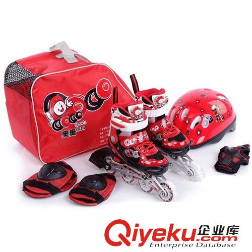 輪滑鞋 廠家批發(fā)輪滑鞋 奧奧輪滑鞋 溜冰鞋 兒童單閃套裝旱冰鞋 065FS1
