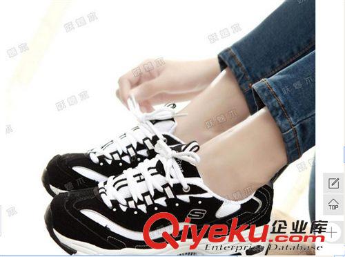 跑步鞋 新款神鞋 Skechers斯凱奇 超級{wd}好看百搭的增高鞋