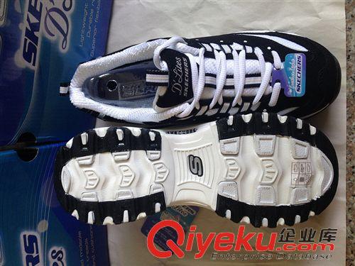 斯凱奇 Skechers 批發(fā)零售askes斯凱奇韓流街拍鞋黑白女款韓版休閑鞋跑步鞋