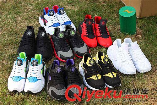 飛線跑步鞋 爆款air huarache 華萊士透氣運動時尚跑步鞋潮流灰色黑色男鞋