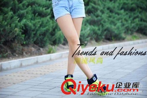 跑步鞋 2015春秋新款韓版情侶高幫鞋批發(fā) 潮流男女板鞋休閑鞋男潮鞋批發(fā)原始圖片3