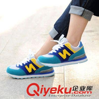 單鞋 韓國N字母鞋單鞋女鞋子運動鞋女男鞋子韓版潮鞋阿甘休閑鞋學生鞋