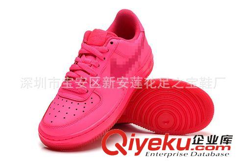 板鞋 2014{zx1}款 AIR FORCE 1 AF1 空軍一號板鞋 螢光粉 女鞋