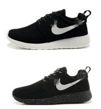 跑步鞋 夏季奧運倫敦男女鞋roshe run潑墨星空黑白跑鞋網面運動鞋情侶鞋