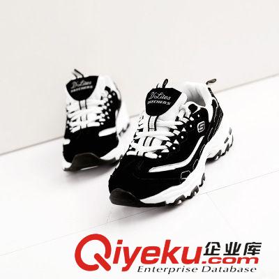 跑步鞋 SKECHERS/斯凱奇運動鞋日常休閑跑步鞋韓版潮流增高男女鞋原始圖片2