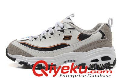 跑步鞋 SKECHERS/斯凱奇運動鞋日常休閑跑步鞋韓版潮流增高男女鞋原始圖片3