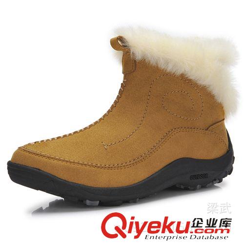 棉鞋-雪地靴 14冬款防滑保暖雪地靴zp高幫棉鞋耐寒抗凍兔毛棉靴zp女鞋直銷原始圖片3
