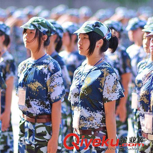 迷彩服 批發(fā)短袖迷彩T恤學(xué)生軍訓(xùn)迷彩t恤夏季圓領(lǐng)T恤迷彩軍訓(xùn)服海洋數(shù)碼