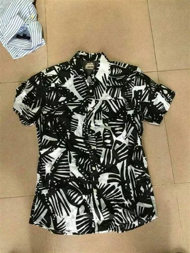 外貿(mào)原單服裝 原單國(guó)際品牌襯衫 男款休閑細(xì)條紋拼色條紋襯衣 中山三鄉(xiāng)鎮(zhèn)外貿(mào)原始圖片2