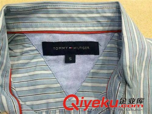 外貿(mào)原單服裝 原單國(guó)際品牌襯衫 男款休閑細(xì)條紋拼色條紋襯衣 中山三鄉(xiāng)鎮(zhèn)外貿(mào)原始圖片3