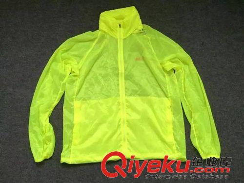 運(yùn)動服裝 時(shí)尚戶外皮膚衣 亮色超輕防護(hù)衣 防護(hù)外套單層外套原單服裝批發(fā)原始圖片2