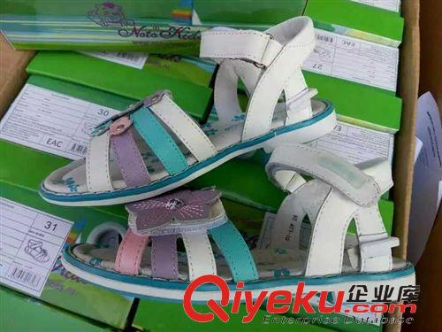 童鞋 童裝 {zx1}款品牌休閑童鞋 原單舒適卡通zp扎花涼鞋 外貿原單童鞋批發原始圖片2
