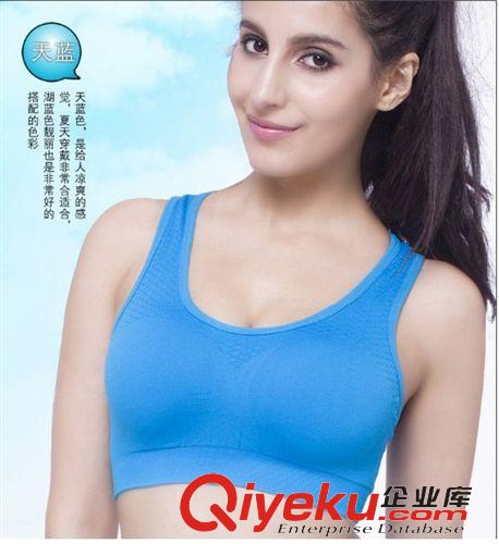 瑜伽服 運動內衣女背心式無鋼圈薄款跑步防震瑜伽睡眠微聚攏文胸罩原始圖片2