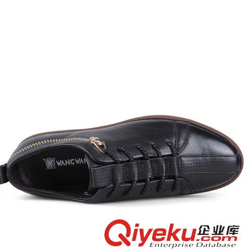 爆款 廠(chǎng)家直銷(xiāo)網(wǎng)王zp男商務(wù)休閑皮鞋男zp頭層皮潮流行男鞋秋季婚鞋原始圖片3