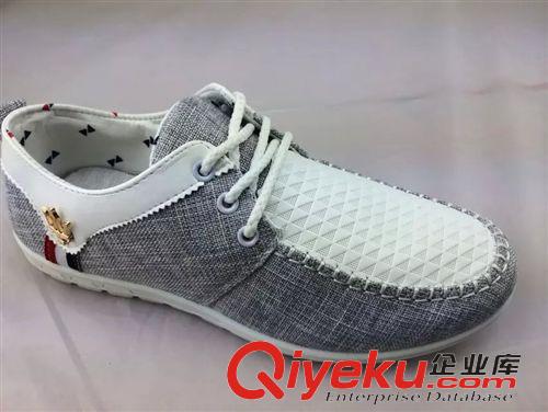 韓版男布鞋 廠家直銷 時(shí)尚男士休閑鞋 套腳透氣網(wǎng)布鞋 英倫風(fēng)潮款休閑單鞋原始圖片3