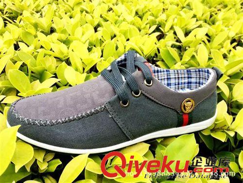 韓版男布鞋 夏拼色帆布鞋男韓版潮流休閑鞋低幫男生板鞋透氣鞋批發(fā)原始圖片3