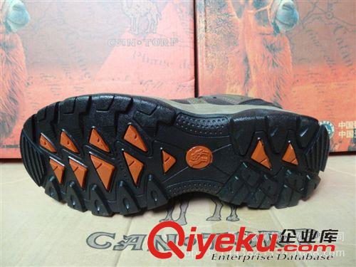 駱駝戶外鞋 zp新款 gd徒步登山鞋男士牛皮戶外運動徒步鞋戶外男鞋批發原始圖片2