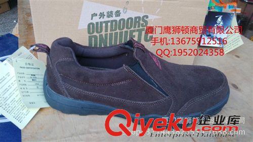 杜勒戶外鞋 批發(fā)整單庫存 正品 套腳一腳蹬 真皮 反絨皮男式休閑鞋子低幫男鞋原始圖片3