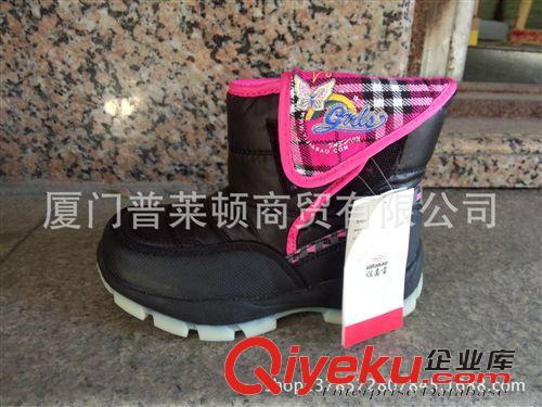 童鞋品牌 晉江鞋子批發(fā) 加毛保暖雪地棉鞋防水耐磨31-36童鞋 棉鞋