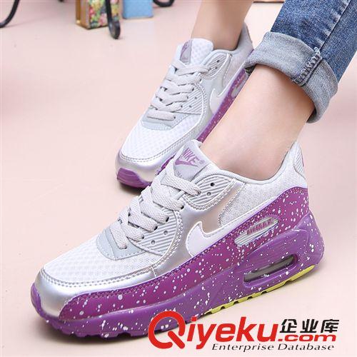 單鞋 2015廠家直銷MAX90氣墊鞋韓版增高休閑鞋運動鞋厚底迷彩女式單鞋原始圖片3