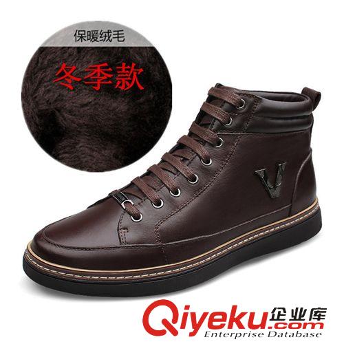 潮流板鞋 38-48碼韓版時尚牛仔靴 中高幫雪地保暖休閑鞋真皮棉鞋潮鞋馬丁靴原始圖片2