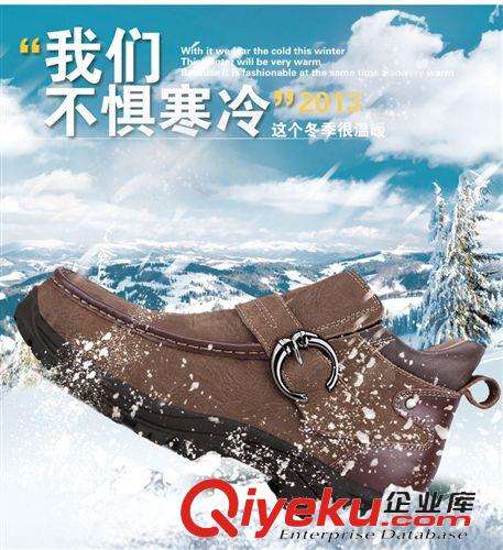 中高幫雪地靴 47大碼冬季雪地靴日常商務(wù)休閑棉皮靴中高幫加厚保暖鞋馬丁牛仔靴