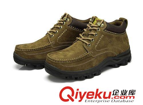 大頭鞋 工裝鞋 廠家直銷秋冬新款中幫男靴 磨砂zp戶外休閑皮鞋大頭工裝牛仔靴