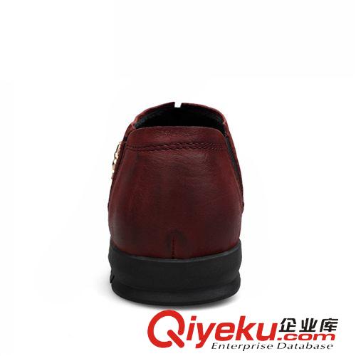 時尚 豆豆潮鞋 春秋新款磨砂皮男鞋日常商務休閑鞋復古男士單鞋一腳登懶人鞋皮鞋原始圖片2