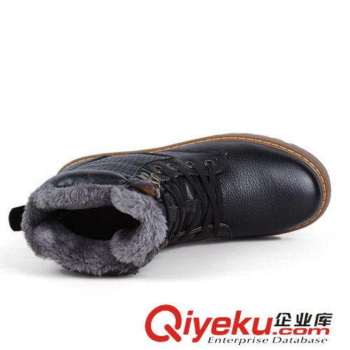冬季保暖棉皮鞋 頭層牛皮鞋男高筒大碼男棉靴時尚加絨保暖雪地靴冬季新款男士棉靴