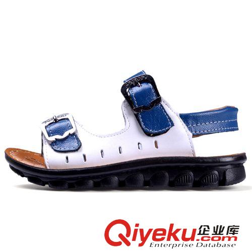 款式分類 廠家直銷品牌童鞋男童涼鞋 時尚沙灘鞋百搭零售一件代發白色26-37原始圖片2