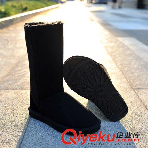 羊皮雪地靴 zp雪地靴批發(fā) zp羊皮保暖女靴子高筒長筒靴內(nèi)里加厚平底靴原始圖片3