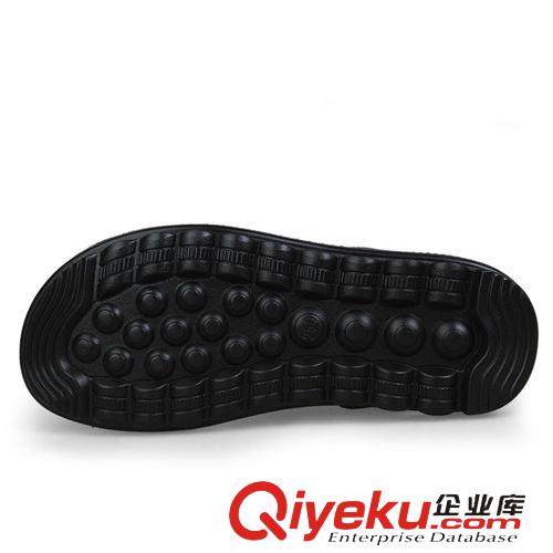 涼鞋 涼拖 全透氣鞋  廠家直銷(xiāo)2015夏款新款舒適休閑涼拖鞋男涼鞋zp牛皮沙灘鞋露趾原始圖片3